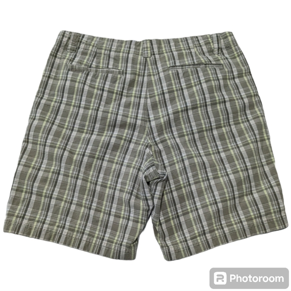 Columbia Womens plaid Shorts Cotton Size 14 - Picture 2 of 8